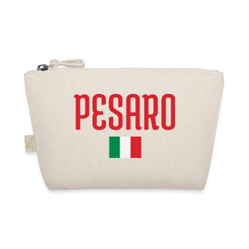 PESARO Italy Flag - Organic Pouch - nature - Front