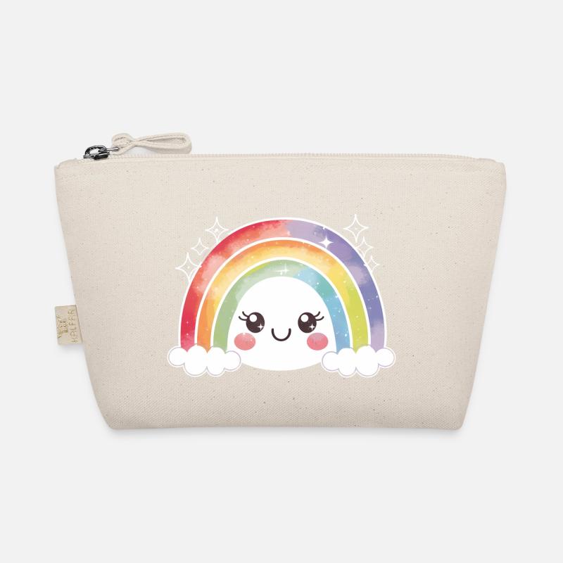Kawaii Cute Rainbow Organic Pouch
