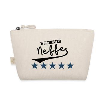 Bester Neffe der Welt Lieblingsneffe Patenkind - Bio-Täschchen - Natur - Vorne
