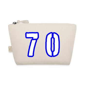 70 Number Symbol - Organic Pouch - nature - Front