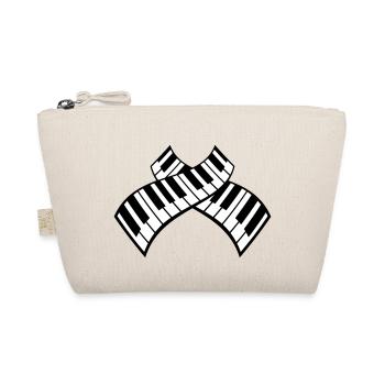Piano Keys Instrument Playing Classical Music - Organic Pouch - nature - Front