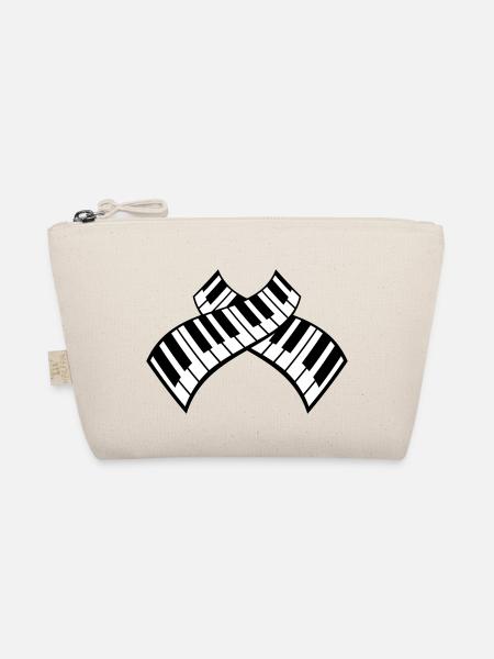 Piano Keys Instrument Playing Classical Music - Organic Pouch - nature - Front
