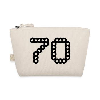 70. 70 ANS. 70e ANNIVERSAIRE. ANNIVERSAIRE 70 ANS. - Trousse biologique - nature - Devant