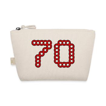 70. 70 ANS. 70e ANNIVERSAIRE. ANNIVERSAIRE 70 ANS. - Trousse biologique - nature - Devant