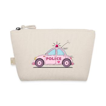 Voiture de Police Police Rose - Trousse biologique - nature - Devant
