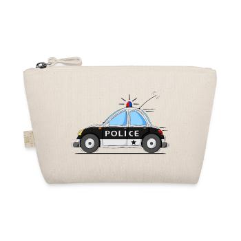 Police Car Police Black - Organic Pouch - nature - Front