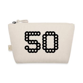 50. 50 ANS. 50e ANNIVERSAIRE. ANNIVERSAIRE 50 ANS. - Trousse biologique - nature - Devant
