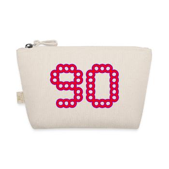 90. 90 ANS. 90e ANNIVERSAIRE. ANNIVERSAIRE 90 ANS. - Trousse biologique - nature - Devant