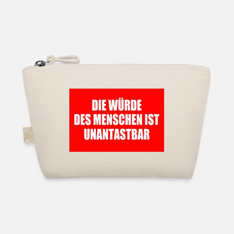 Human dignity is inviolable Organic Pouch