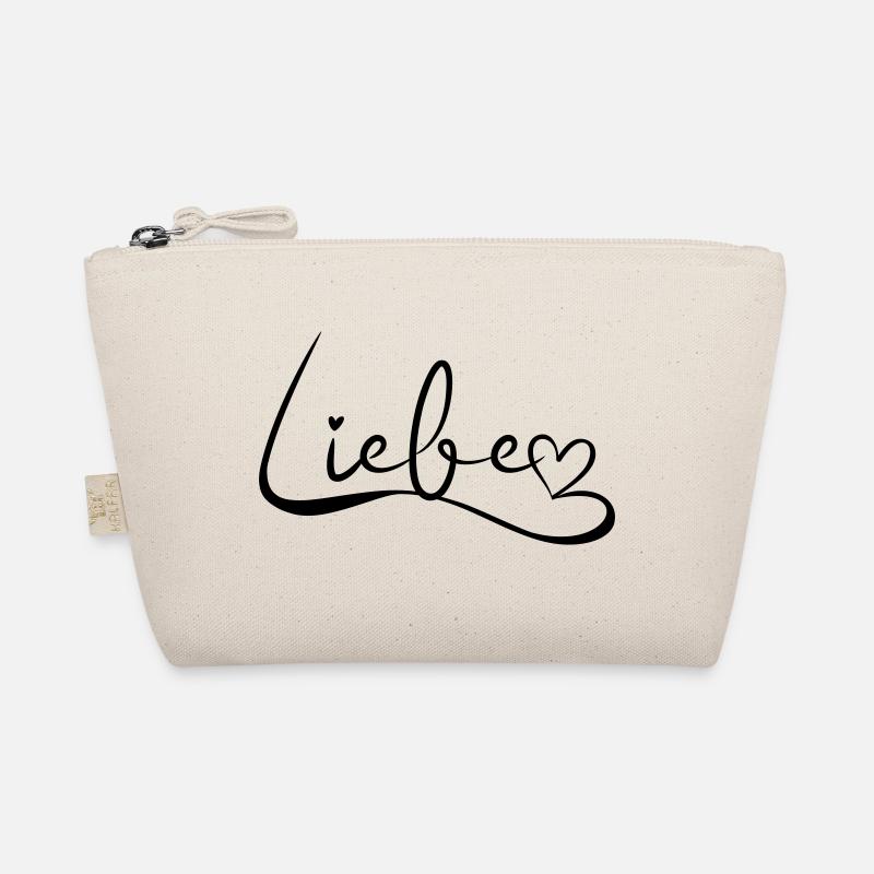 Love Scripture with Heart Organic Pouch