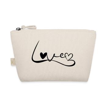 Love Font - Organic Pouch - nature - Front