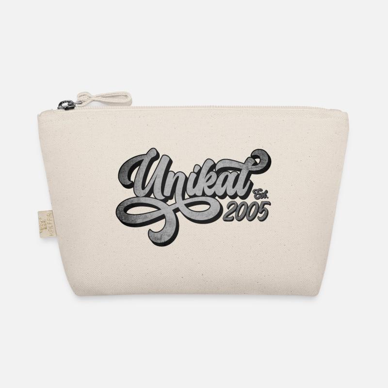 Unikat Est. 2005 - Geschenk 21. Geburtstag - Bio-Täschchen - Natur