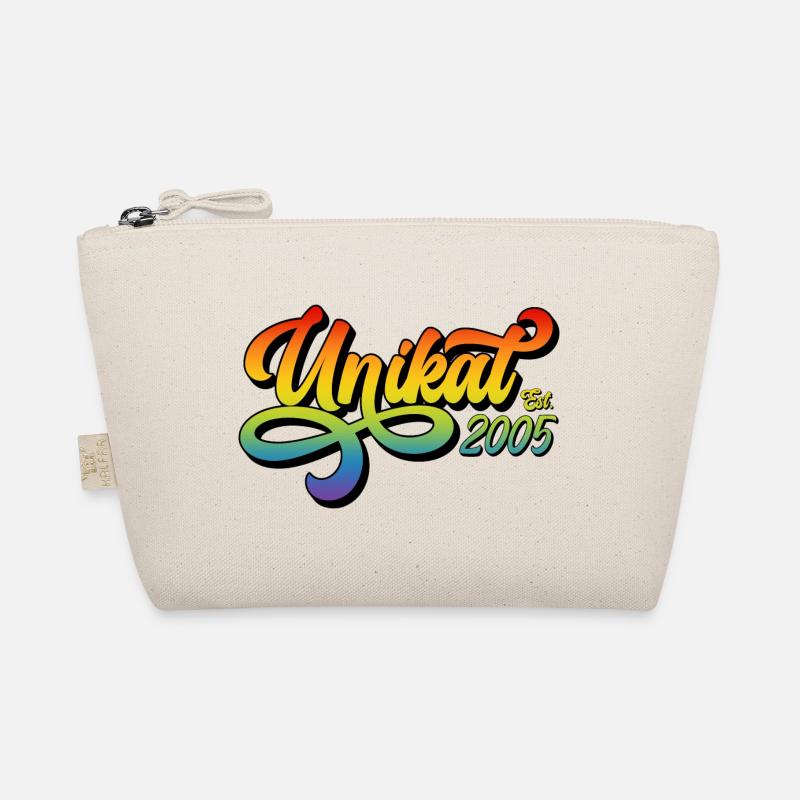 Unikat Est. 2005 - Geschenk 21. Geburtstag - Bio-Täschchen - Natur