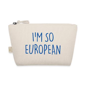 I'M SO EUROPEAN - Bio-Täschchen - Natur - Vorne