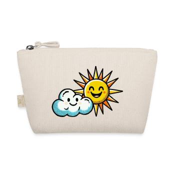 wolke sonne - Bio-Täschchen - Natur - Vorne