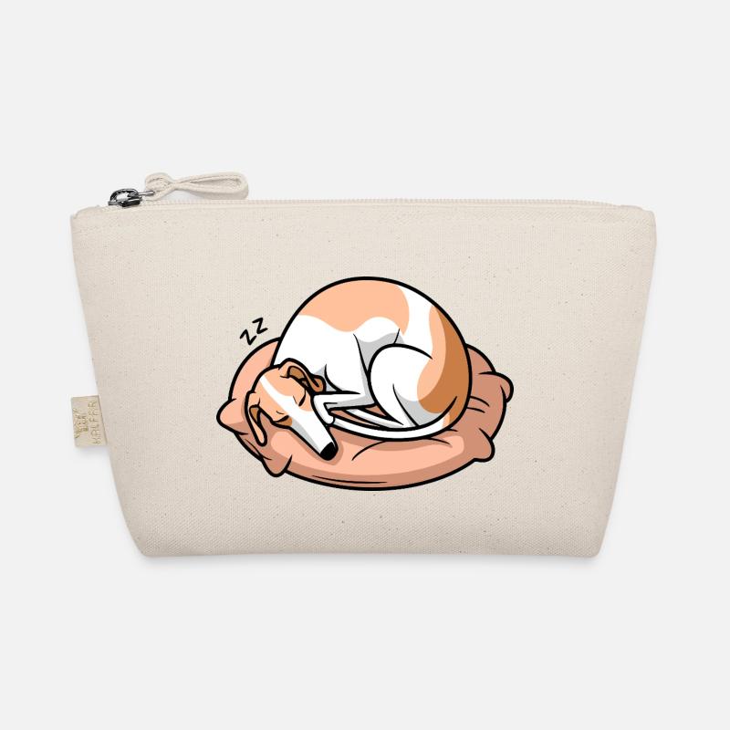 Sleeping Greyhound Dog Organic Pouch