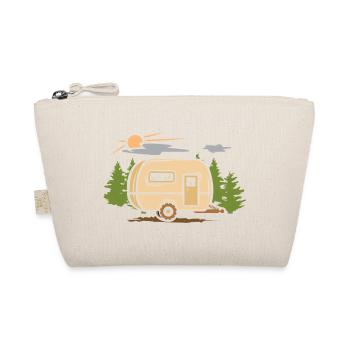 camping qek dans la nature - dessin animé camper Logo - Trousse biologique - nature - Devant