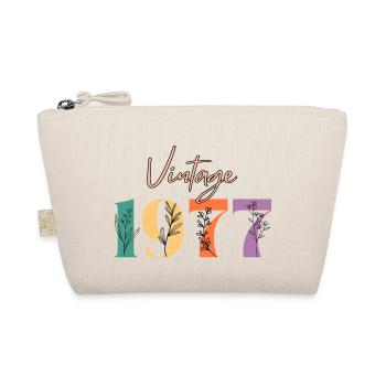 Vintage 1977 florale - Trousse biologique - nature - Devant