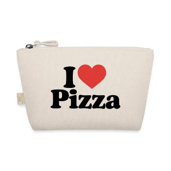 I Love Pizza Food Lover Saying - Organic Pouch - nature - Front