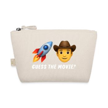 Cowboy Abenteuer Rakete Design - Bio-Täschchen - Natur - Vorne
