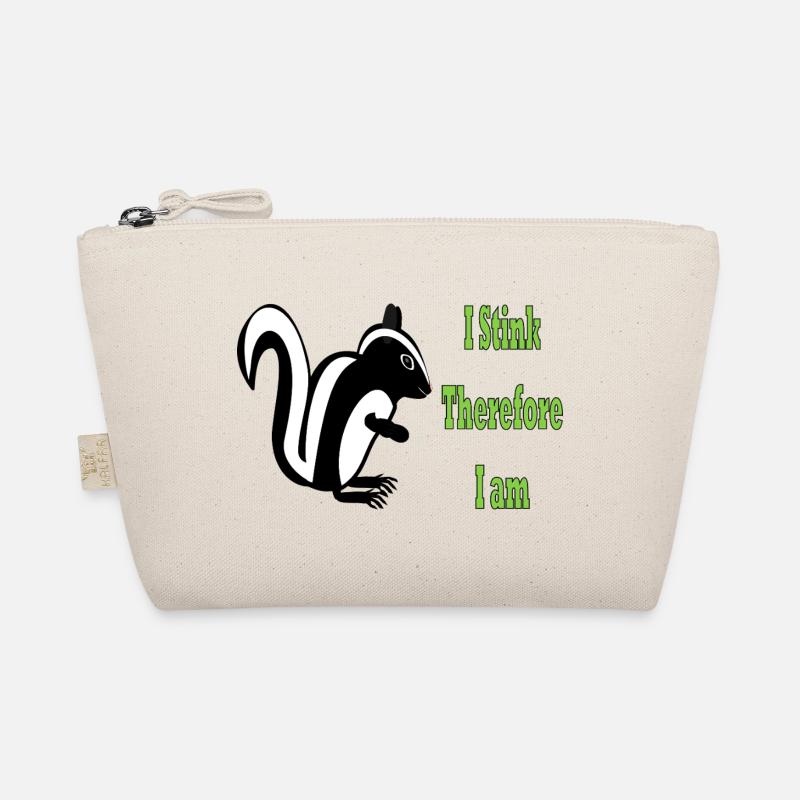 Humorvolle Skunk-Philosophie Zitat-Design - Bio-Täschchen - Natur