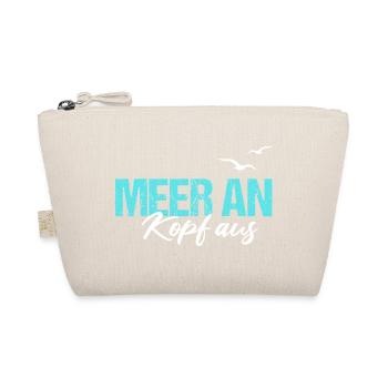 Sea on Head from North Sea Hamburg North German Coast - Organic Pouch - nature - Front