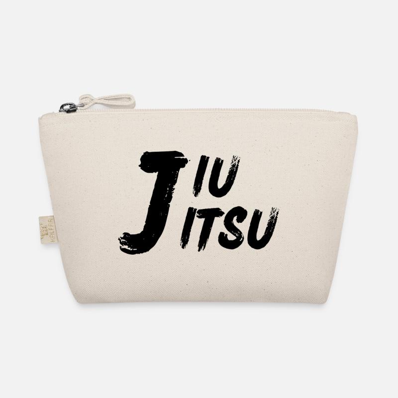 Jiu Jitsu – Minimalist Design Black Organic Pouch