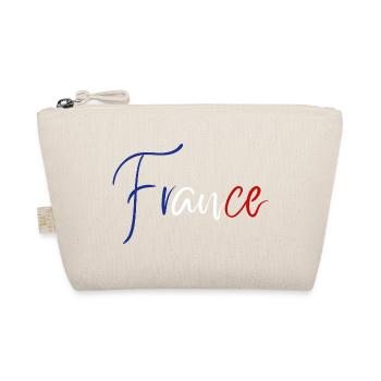 J’adore la France, fabriquée en France - Trousse biologique - nature - Devant