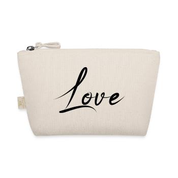 LIEBE. PAAR. GERADE VERHEIRATET. EVJF. VALENTINSTAG. - Bio-Täschchen - Natur - Vorne