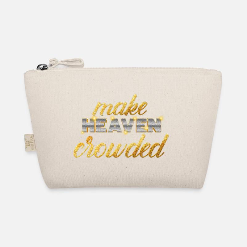 Make Heaven Crowded Glaube Design - Bio-Täschchen - Natur