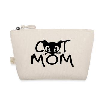 Cat Mom – Style artistique minimaliste mignon - Trousse biologique - nature - Devant