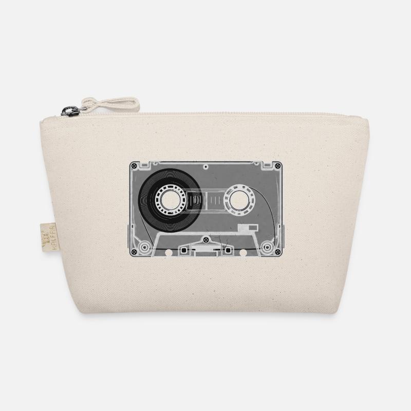 Cassette Retro Print Trousse biologique