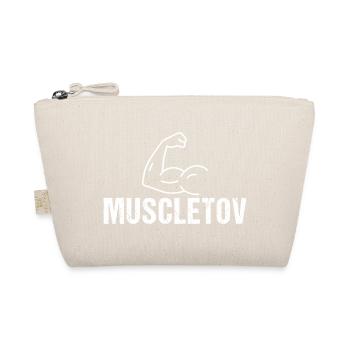 Bodybuilding Fitness Vintage Gym Athletes Workout - Organic Pouch - nature - Front