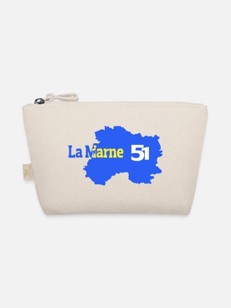 The Marne 51 Departmental Map - Organic Pouch - nature - Front