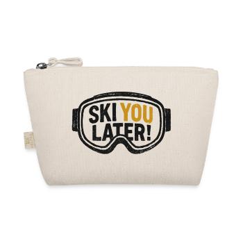 Ski You Later – Grunge Skibrille - Bio-Täschchen - Natur - Vorne