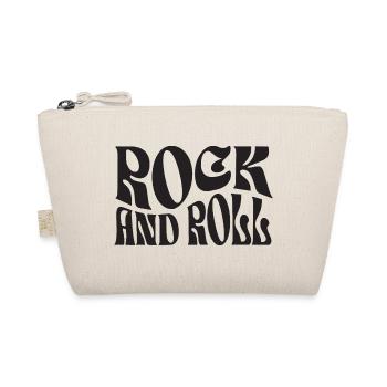 Rock and Roll Retro Typography - Organic Pouch - nature - Front
