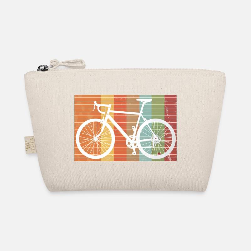 Retro Bicycle Silhouette de VTT Trousse biologique