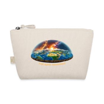 Flat earth movement - Organic Pouch - nature - Front