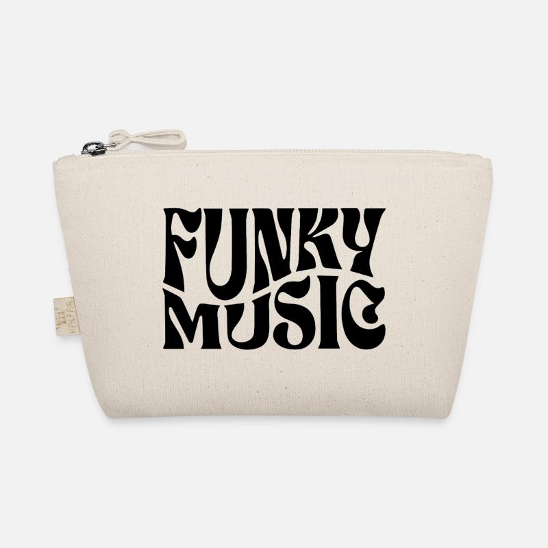 Funky Musik typografisches Design Bio-Täschchen