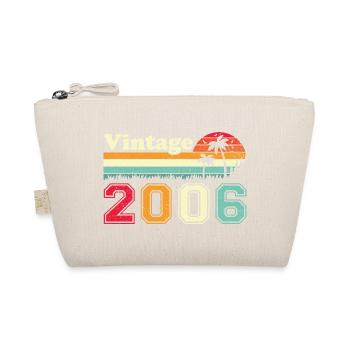 2006 Vintage Retro Birthday Gift - Organic Pouch - nature - Front