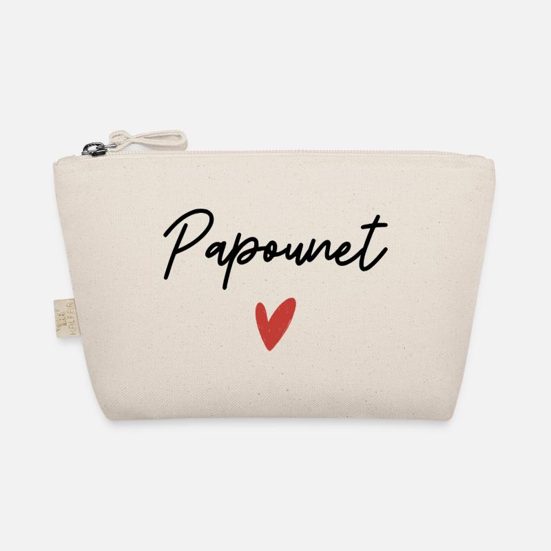 Papa Herz Geschenkidee Bio-Täschchen