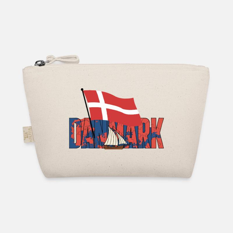 Drapeau et voilier du Danmark Trousse biologique