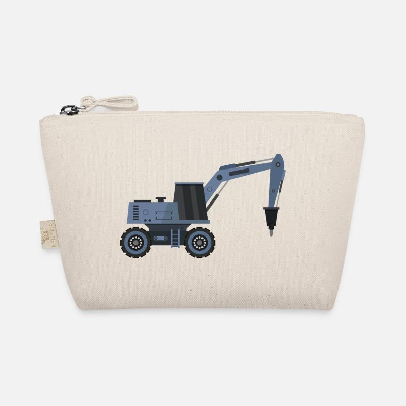 Bagger mit Hammer Bio-Täschchen