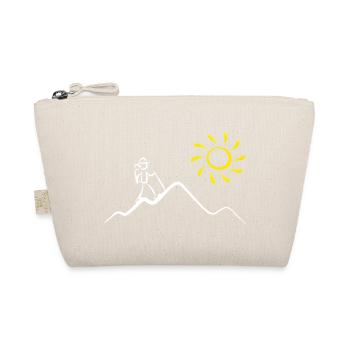 Randonneur en montagne au soleil - Trousse biologique - nature - Devant