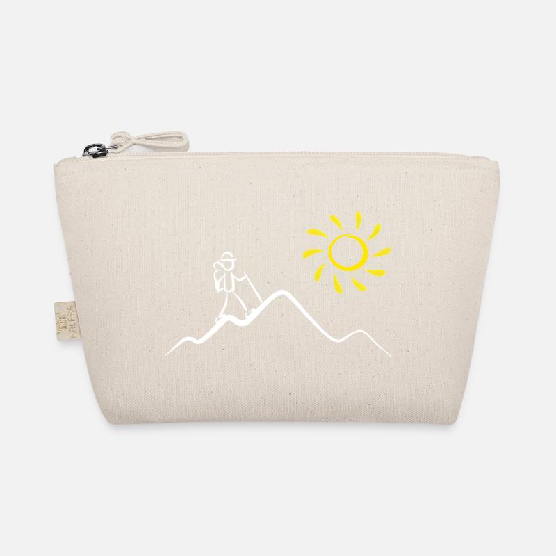 Bergwanderer in der Sonne Bio-Täschchen