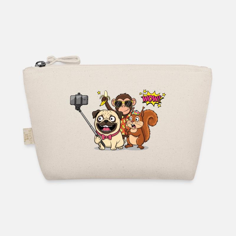 Équipe de selfies d’animaux avec banane Trousse biologique