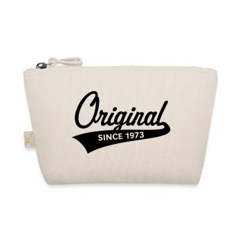Original Since 1973 (Geburtsjahr, Geburtstag / B) - Bio-Täschchen - Natur - Vorne