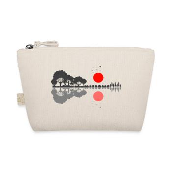 Guitar Guitarist Nature Mirroring Music Gift - Organic Pouch - nature - Front