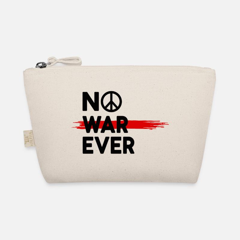 No War Ever Peace Peace Sign Organic Pouch