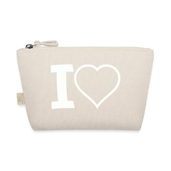 I Heart - Organic Pouch - nature - Front